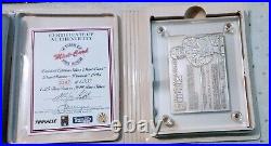 DAN MARINO 1994 PINNACLE HIGHLAND MINT 4.25 OZ. 999 FINE SILVER 0247 of 1000