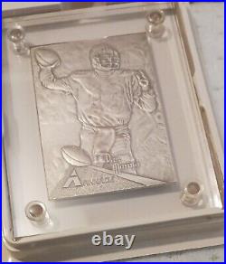DAN MARINO 1994 PINNACLE HIGHLAND MINT 4.25 OZ. 999 FINE SILVER 0247 of 1000