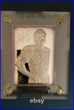 Dan Marino Sports Strike 6oz Solid Silver Card Beautiful! Look