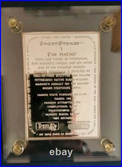 Dan Marino Sports Strike 6oz Solid Silver Card Beautiful! Look