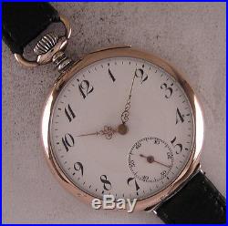 EARLY Fully Serviced Ancre'1900 Swiss Hi Grade Solid Silver Wrist Watch A+A+