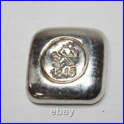 ESG Barren, de 1oz. 999 German Fine Silver Poured Square Bar 052GRA