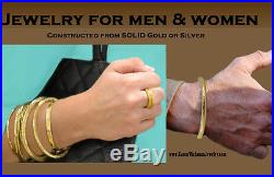 Elegant Rich 1 Wide SOLID 999 Fine Silver Cuff Bracelet