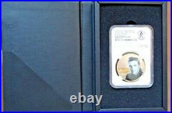 Elvis Presley 2018 Solid Silver/Gold Medallion, 1 Troy Oz. 9999 Fine Silver