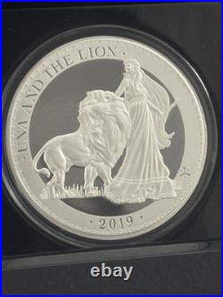 Extremely Rare 1 Kg Solid Silver Proof Coin -Una and the Lion 2019
