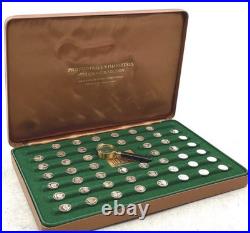 FRANKLIN MINT Solid Silver Mini Coin Set Football Immortals Hall of Fame 50 pc