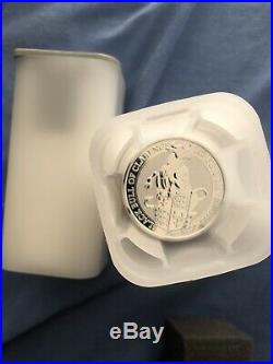 FULL TUBE SILVER BULLION COINS THE ROYAL MINT 20 Oz In Total. 999 Solid Silver