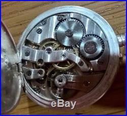 Fabrique pour VACHERON ET CONSTANTIN Pocket Watch 1920s ART DECO SOLID SILVER