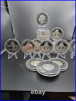 Five 1oz. 999 Authentic Rare NORFED State Set In Airtite