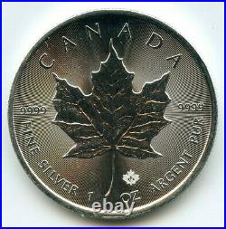 Five Beautiful Solid silver 0.999 Canadian Maple Leaves