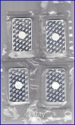 Four Five Ounce Solid Silver Bars Sunshine Mining