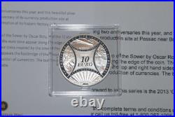 France Fabulous 15 Collection F 15 proof silver 2013 Sower coin, RCM certificate