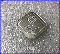 Franklin Mint Casino Continental Seoul Korea Silver Gaming Coin Token