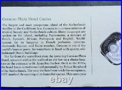 Franklin Mint Curacao Plaza Casino Netherlands Silver Gaming Coin Token D9106