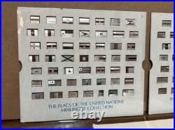 Franklin Mint The Flags of the United Nations 98 Pieces Of Solid Silver