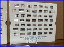 Franklin Mint The Flags of the United Nations 98 Pieces Of Solid Silver