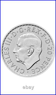 Full tube of 16 x 2026 1/10 oz ounce Solid Silver Britannia Coin. 999 Pure