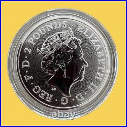 GB Trafalgar Square 2018 £2 1oz Silver 999 Ed. Max 50,000 Royal Mint
