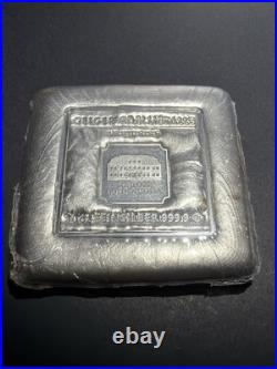 GEIGER Edelmetalle 10oz. 999 Fine Silver Square Bar In Original Packing