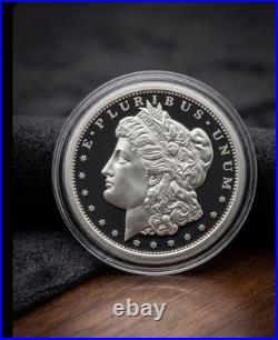 GSM Morgan Silver Dollar Round 1oz Troy. 999 Fine Solid Silver Coin USA IN CAP GSM Morgan Silver Dollar Round 1oz Troy. 999 Fine Solid Silver Coin USA IN CAP
