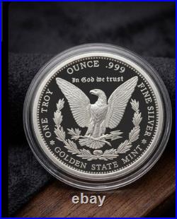 GSM Morgan Silver Dollar Round 1oz Troy. 999 Fine Solid Silver Coin USA IN CAP