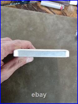 Geiger Edelmetalle 1000 gram Silver Bar Original Series Square Cast COA On Back