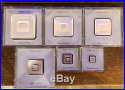 Geiger Edelmetalle 100g, 50g, 1oz, 20g, 5g & 1g. 999 Silver square Bars in assay
