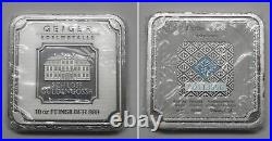 Geiger Edelmetalle 10 Troy Oz. 999 Silver Square Bar Illuminated LEV BU A0113556