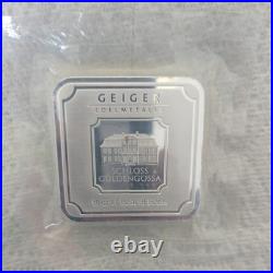 Geiger Edelmetalle 10 oz. 999 Fine Silver Bar Square Sealed
