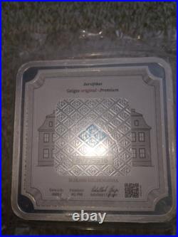 Geiger Edelmetalle 1 Kilo. 999 Silver Bar Square Design 1kg Geiger Edelmetalle 1 Kilo. 999 Silver Bar Square Design 1kg