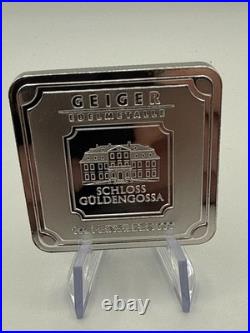 Geiger Edelmetalle 1 oz. 999 Fine Silver Bar Original Square Series Geiger Edelmetalle 1 oz. 999 Fine Silver Bar Original Square Series