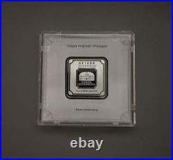 Geiger Edelmetalle 1 oz. 999 Fine Silver Bar Original Square Series