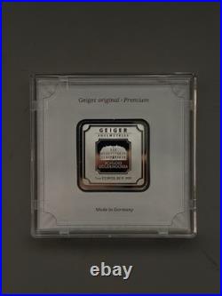 Geiger Edelmetalle 1 oz. 999 Fine Silver Bar Original Square Series