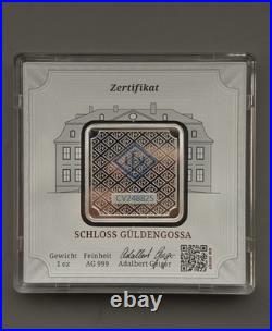 Geiger Edelmetalle 1 oz. 999 Fine Silver Bar Original Square Series