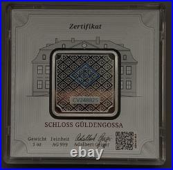 Geiger Edelmetalle 1 oz. 999 Fine Silver Bar Original Square Series