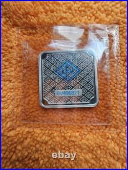 Geiger Edelmetalle 1 oz. 999 Fine Silver Square Bar Schloss Guldengossa # 4