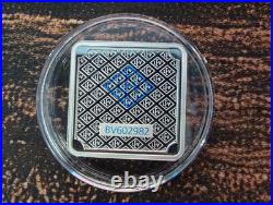 Geiger Edelmetalle 1 oz. 999 Silver Square Schloss Güldengossa Sealed Capsule