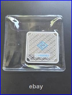 Geiger Edelmetalle 20g. 999 Fine Silver Square Bar Schloss Guldengossa LEV BU