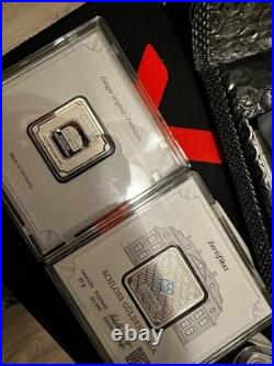 Geiger Edelmetalle 20g 999 Fine Silver Square Bar with Plastic Assay Capsules