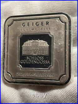 Geiger Edelmetalle 250 grams. 999 fine silver in original plastic- toning