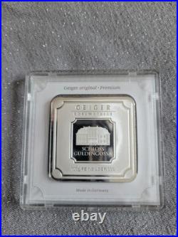 Geiger Edelmetalle Fine Silver Square Bar 100g Plastic Case