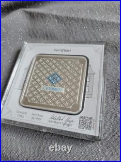 Geiger Edelmetalle Fine Silver Square Bar 100g Plastic Case