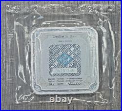 Geiger Edelmetalle Metals 250 Gram. 999 Silver Square Bar Sealed withSecurity Key