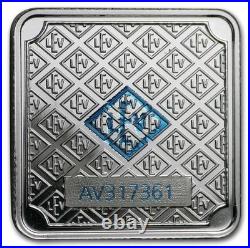 Geiger Edelmetalle Original 10 Gram Silver Square In Capsule