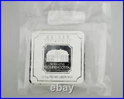 Geiger Edelmetalle Original Square 1/2 Kilo 500 Gram 999 Fine Silver Bar