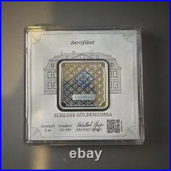 Geiger Edelmetalle Original Square Series 1oz. 999 Fine Silver Bar in Capsule