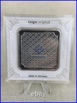 Geiger Edelmetalle Original Square Series Sealed 100 Gram Silver Bar #AV564420