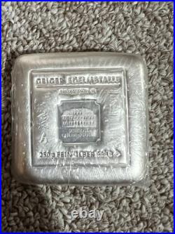 Geiger Edelmetalle Schloss Guldengossa 250 gram. 999 Fine Silver Square Bar