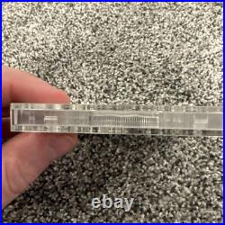 Geiger Edelmetalle Silver Bar 1oz Square in Plastic Assay Capsule Some Toning