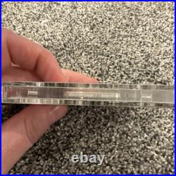 Geiger Edelmetalle Silver Bar 1oz Square in Plastic Assay Capsule Some Toning